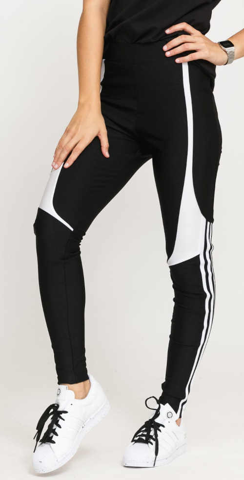Adidas leggings lenyűgöző fekete-fehér dizájnban