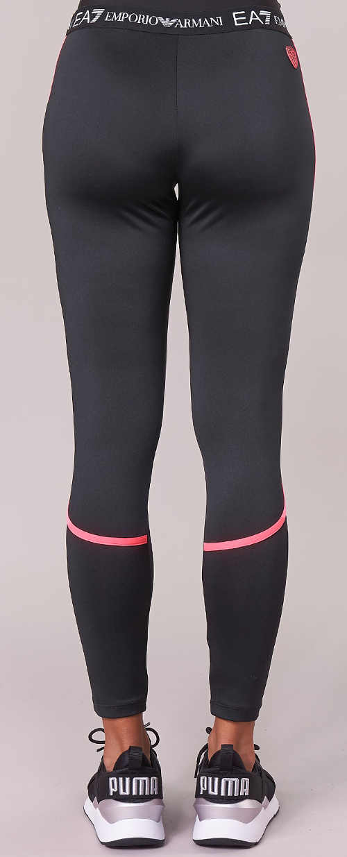 Fekete női futó leggings Armani