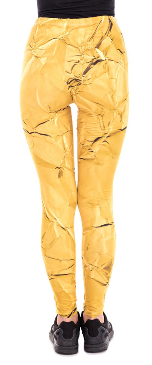 Sárga máSárga márványozott leggingsrványozott leggings