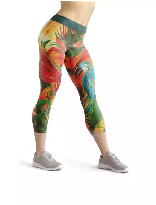 Sportos színes 3-4 leggings