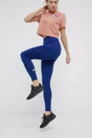 Kék női leggings Adidas Performance, praktikus zsebbel