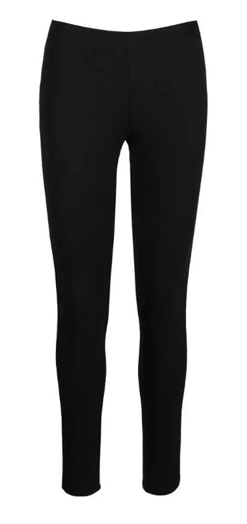 Egyszínű fekete hosszú leggings SAM 73
