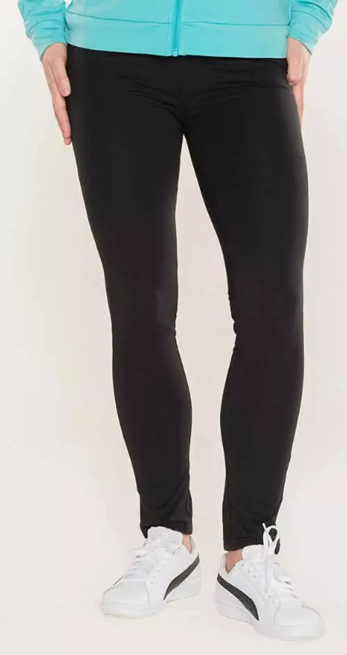 Olcsó fekete női szabadidős nagyméretű leggings