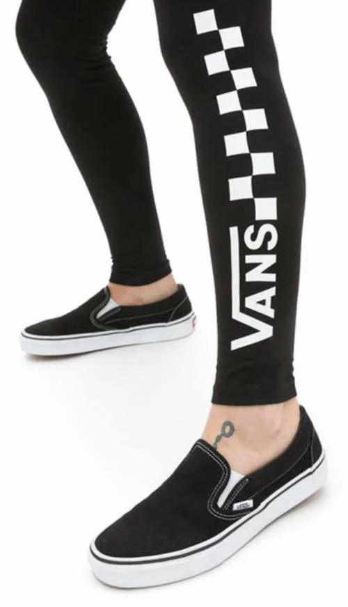 Fekete női designer leggings Vans