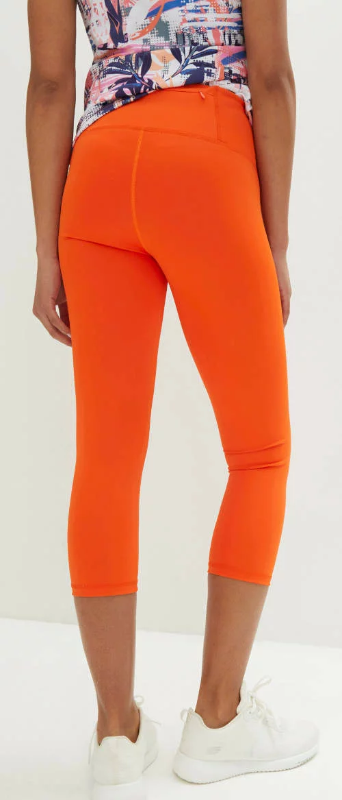 Narancssárga capri sport leggings Bonprix