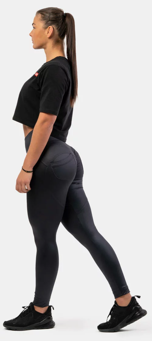 Fényes műbőr leggings Nebbia