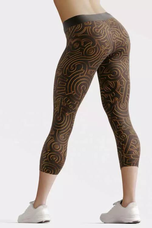 Női leggings vonzó mintával