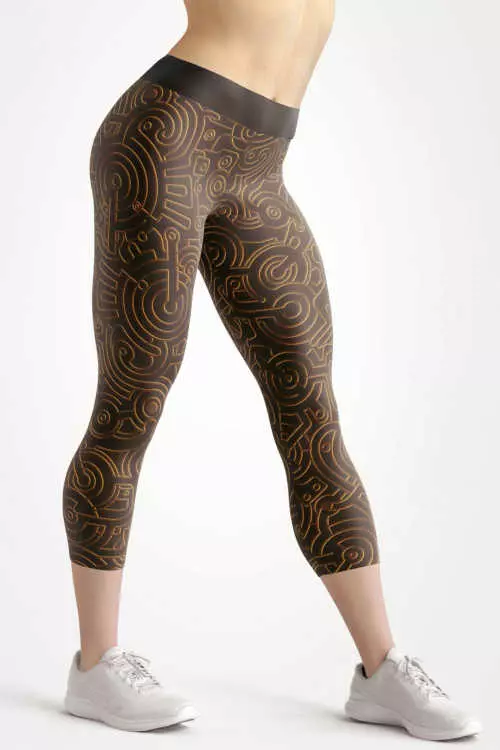 Női luxus leggings Mayen kényelmes 3/4 hosszúságban